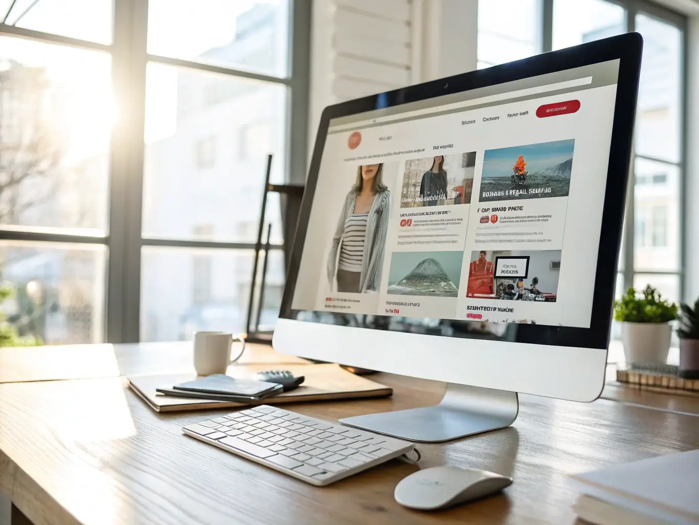 An image depicting a user-friendly e-commerce website with seamless navigation and secure payment gateways.